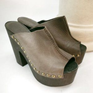 CHARLES DAVID Women's Sacche Platform Sandal Size 8 M (38 UK)